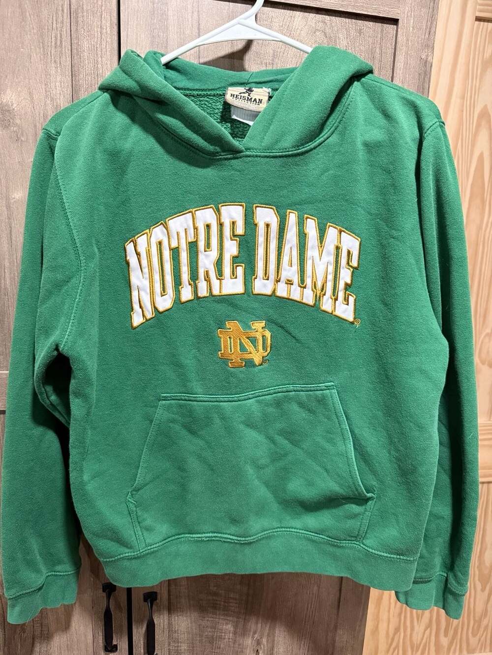 Vintage Reebok Heisman Collection Notre Dame Fighting Irish Hoodie Sweatshirt